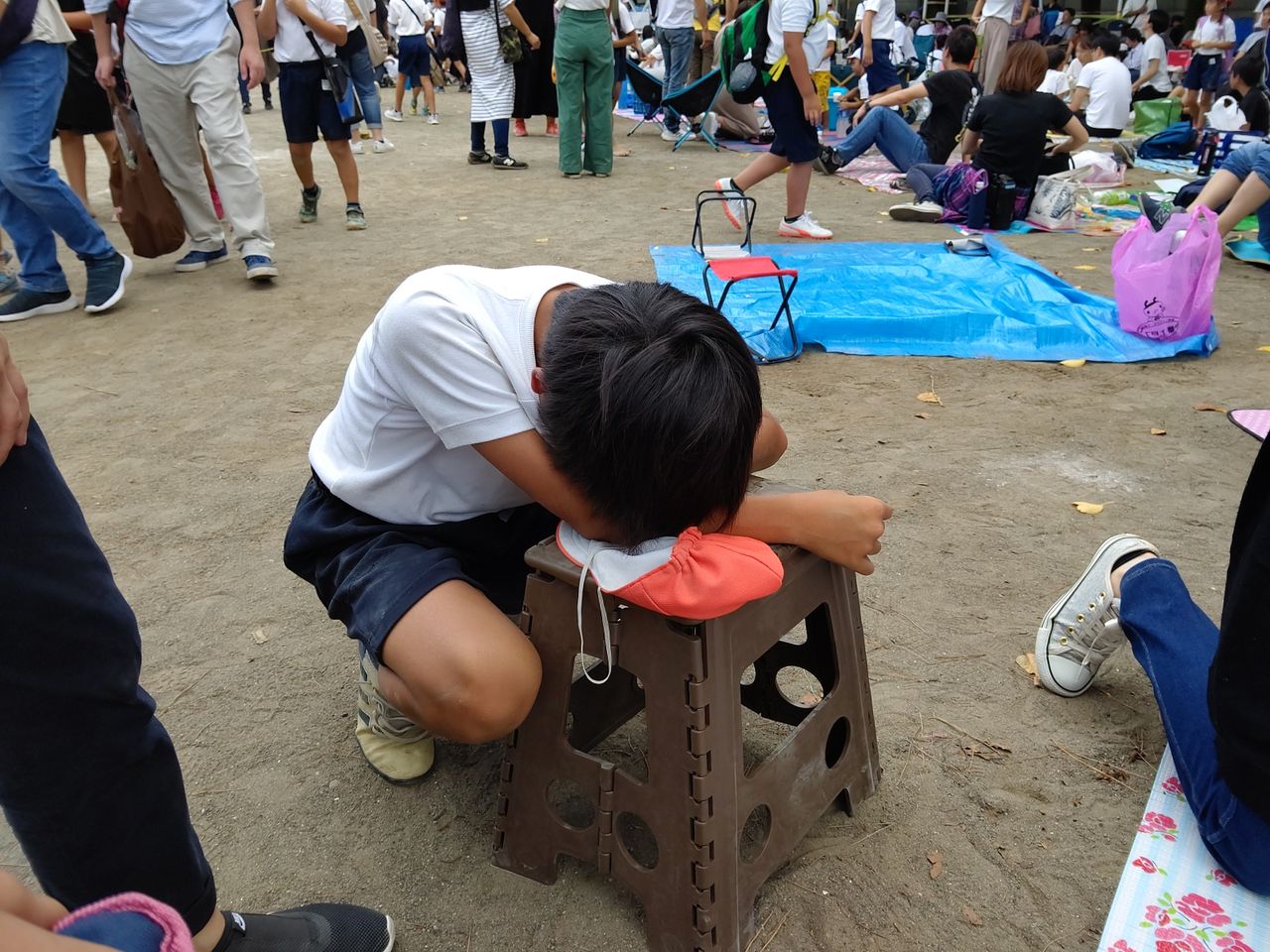 運動会で泣く子もたまにはいるが 分寝ていても最後の1分で仕事をする