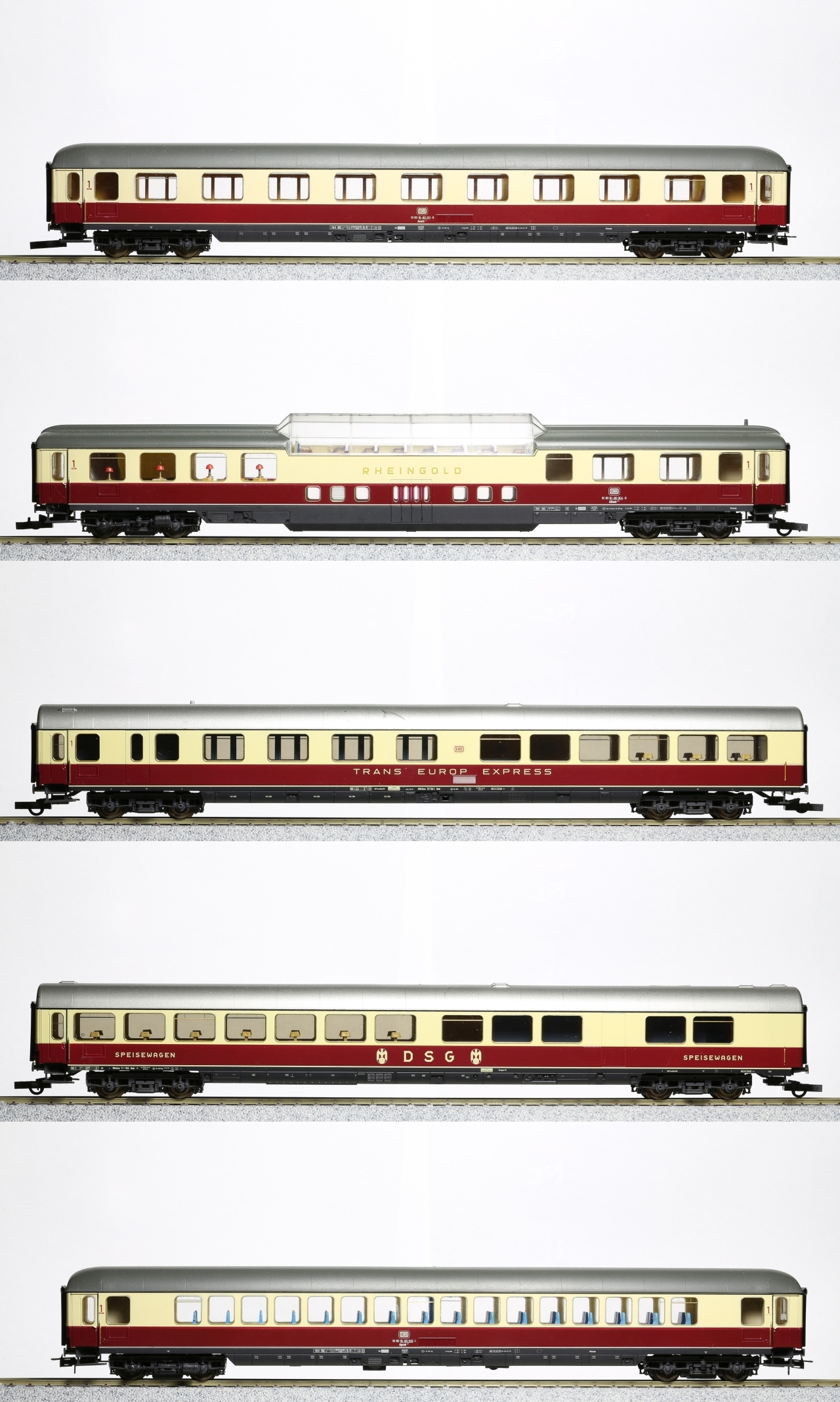 リマ lima ゴールデンシリーズ 列車 鉄道模型 TRANSALPIN ラインゴルト用客車(Lima製詳細不明) : M R S モデルレール