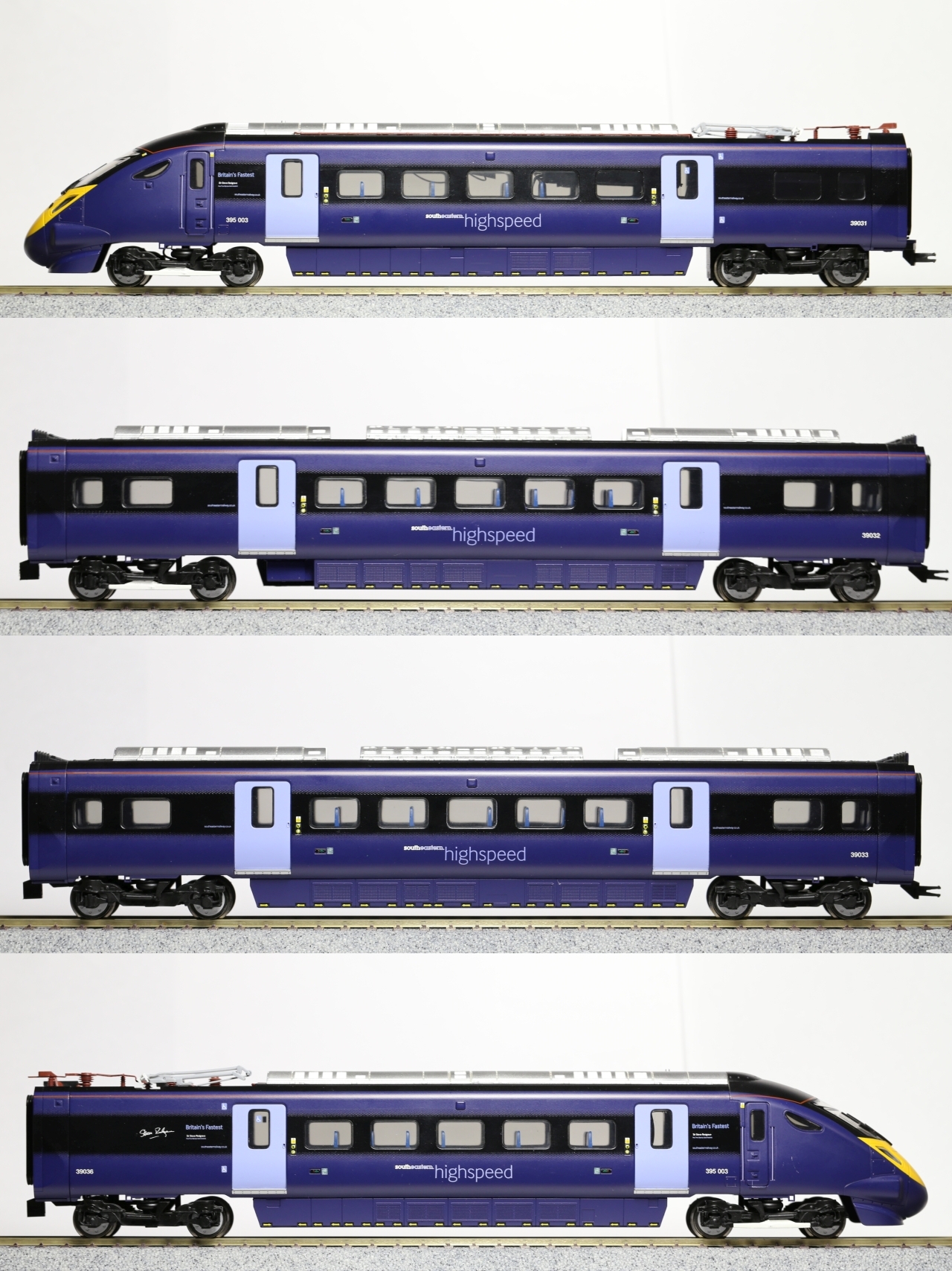 イギリス鉄道 395形 HOゲージ HORNBY HO 日立クラス395ジャベリン入線 | 川崎駅 レイアウト