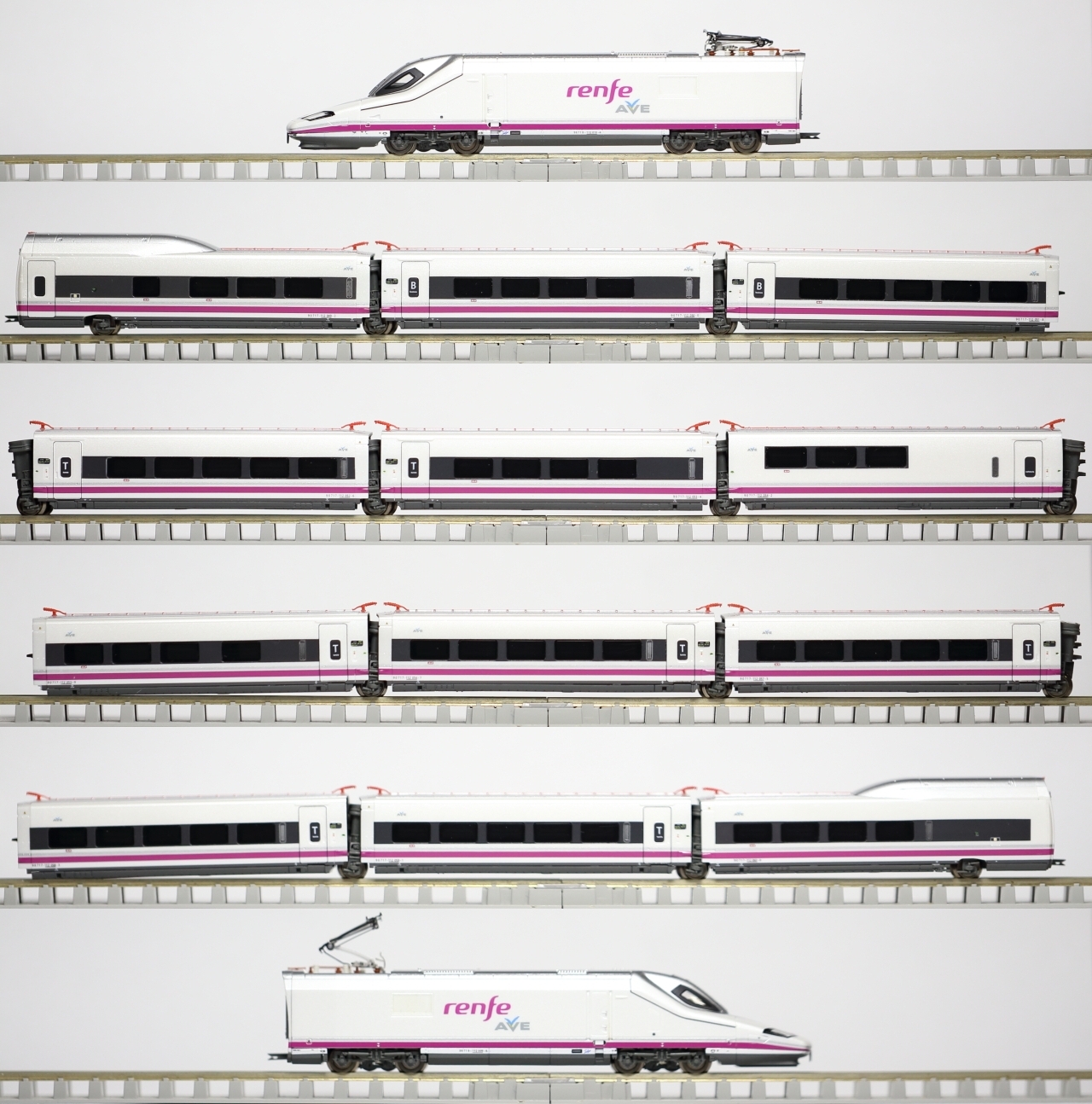 スペインのアヒル顔、Nゲージ版(TopTrain AVE S112 TALGO スペインのアヒル顔、Nゲージ版(TopTrain AVE S112 TALGO