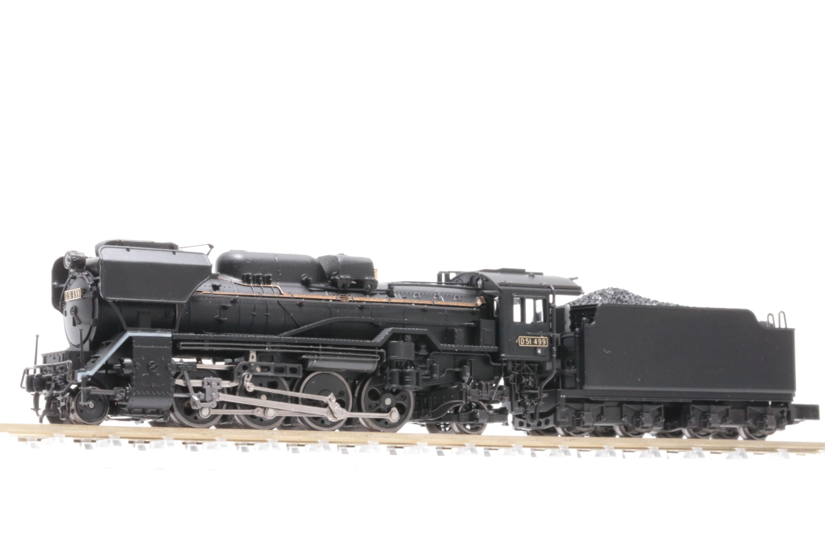 D51 499号機 後藤工デフ装備 福知山機関区 ”1970” （KATO製品ベース