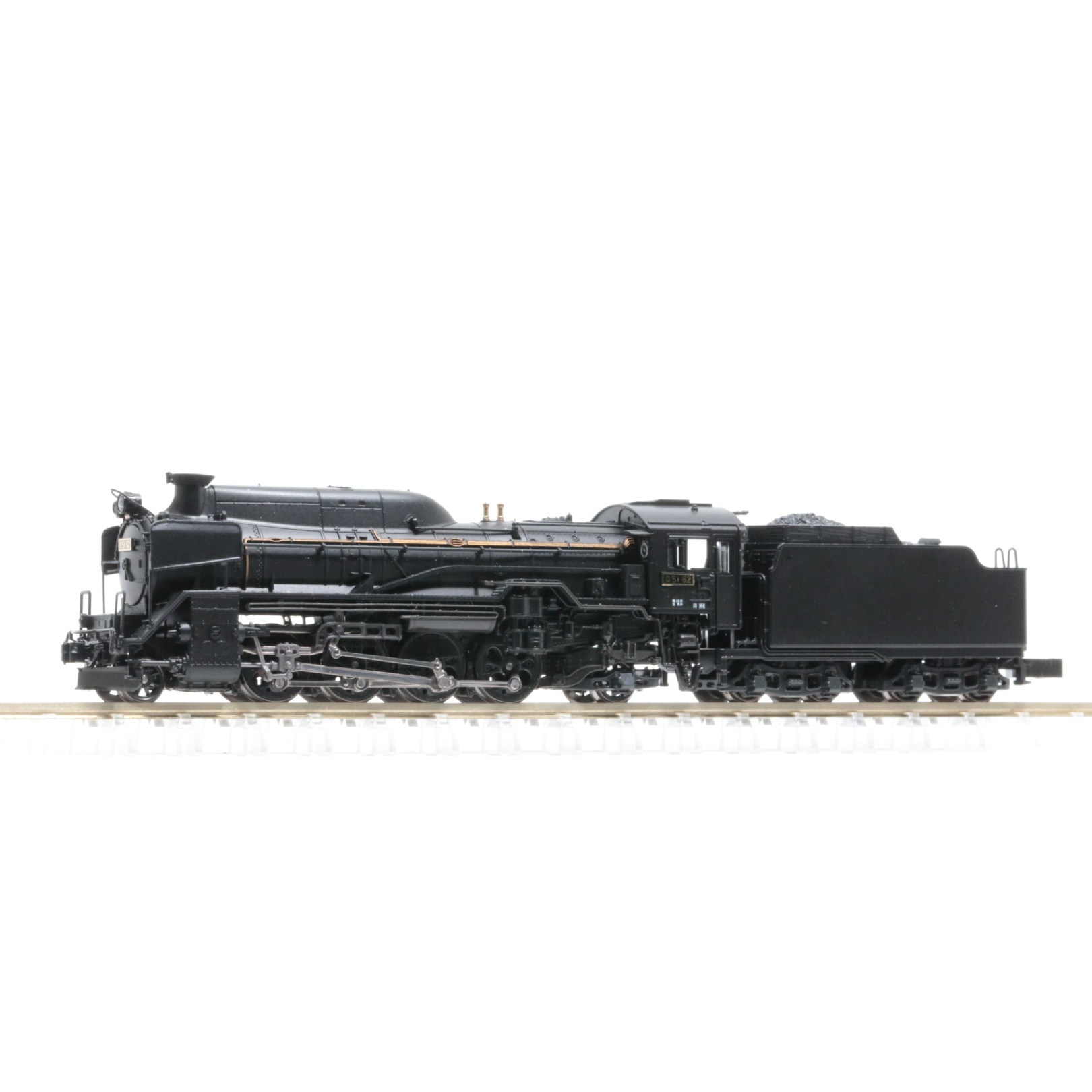 D51 62号機 切詰め長野工場デフ 深川機関区 （KATO製品ベース加工品