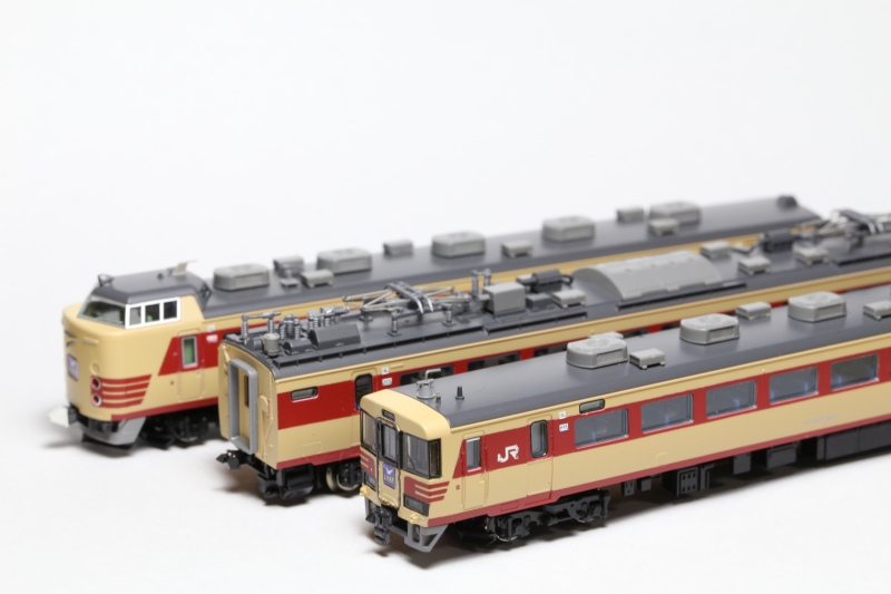 国鉄色のクモハ485-200「しらさぎ」 : M R S モデルレールサービス