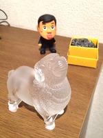 金運アップのクリスタルヒツジ