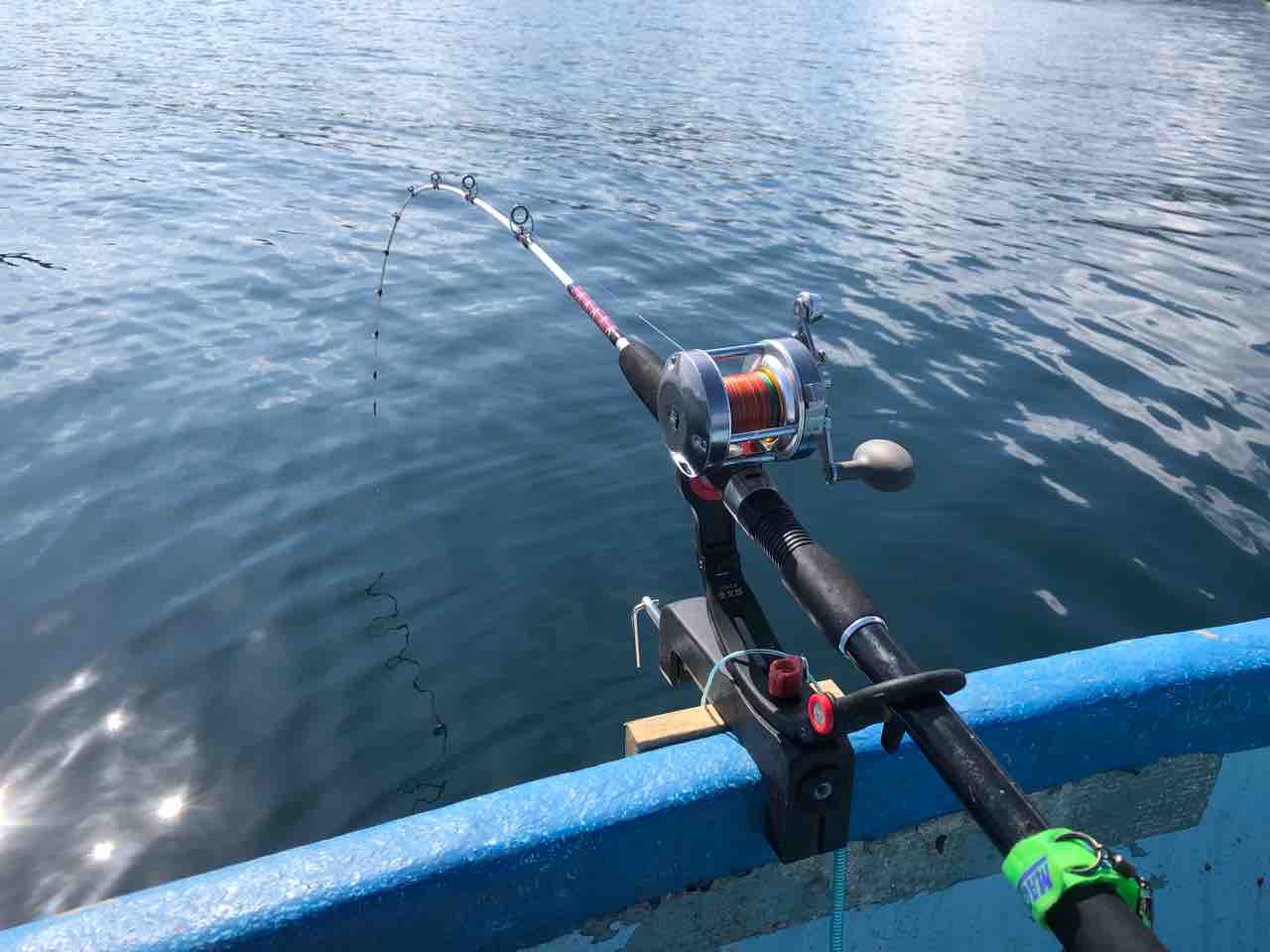 木負で恒例の手漕ぎボート釣り イナダ狙いが 遠投かご釣り 沼津で釣り三昧 釣果情報公開です