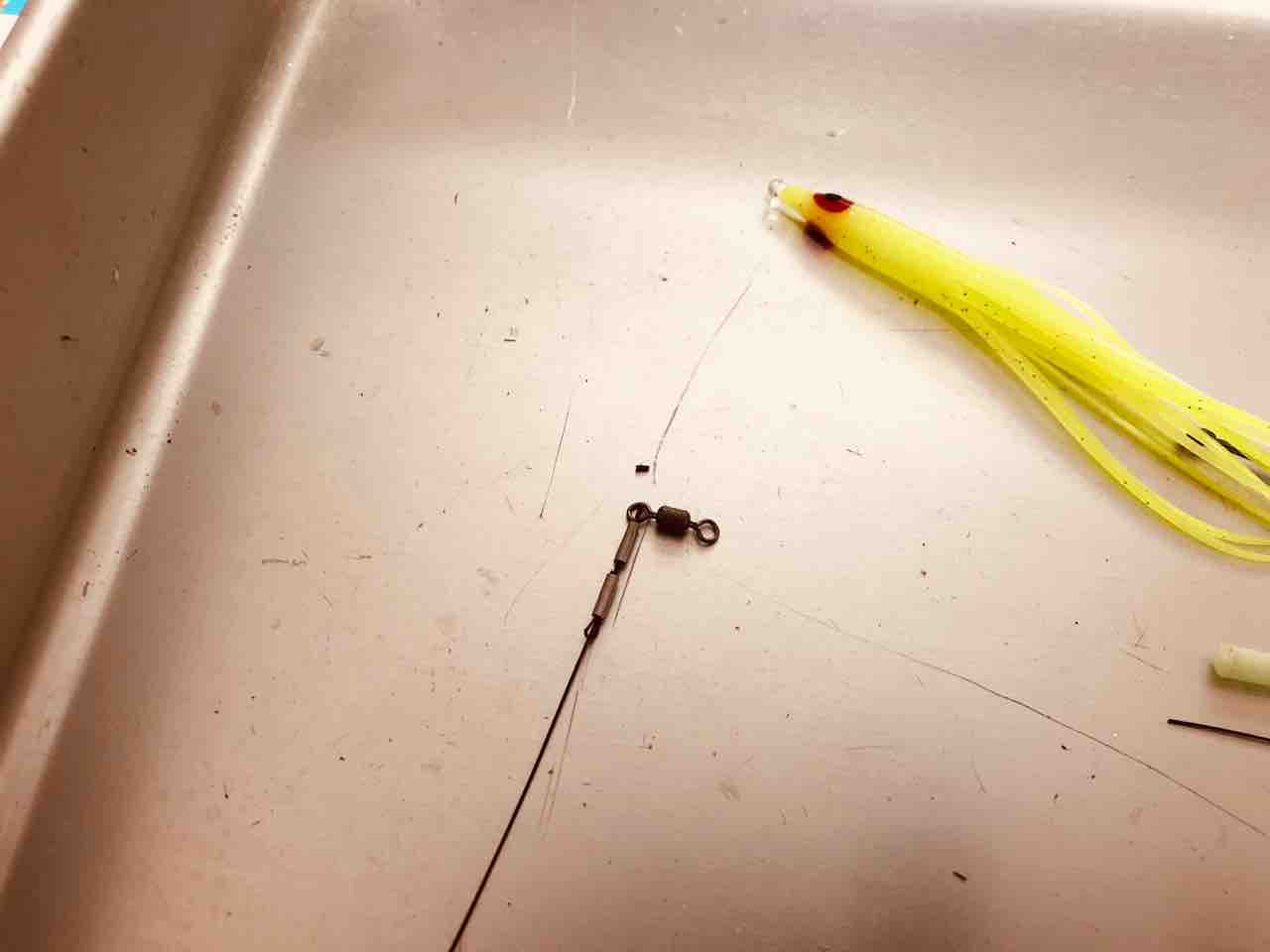遠投用太刀魚仕掛け 自作してます 遠投かご釣り 沼津で釣り三昧 釣果情報公開です
