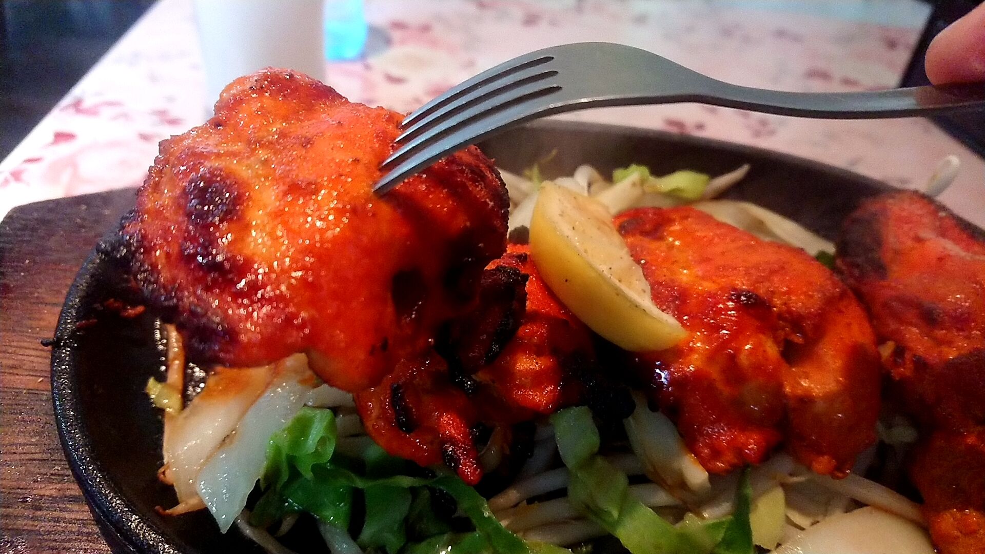 パルバティでクリームチーズナンセットとチキンティッカ 新潟がっとうんめもん探訪