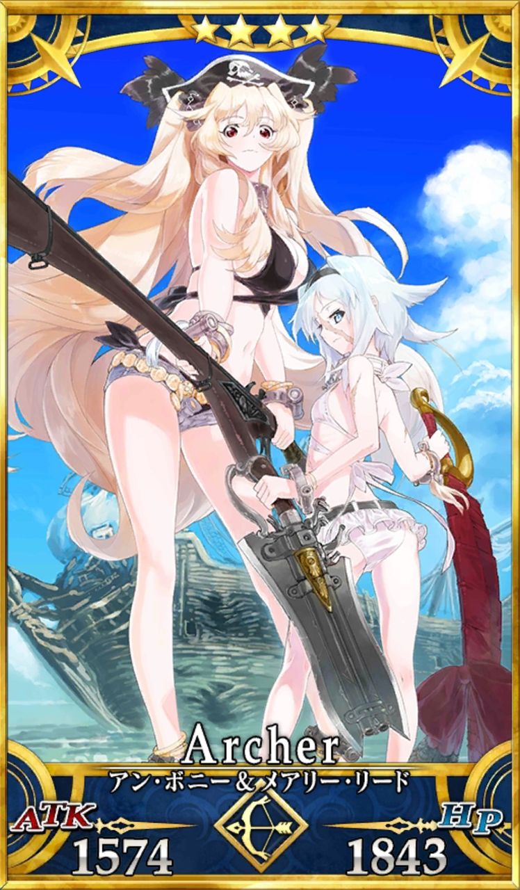 Fgo アン ボニー メアリー リード 水着 プラスコード