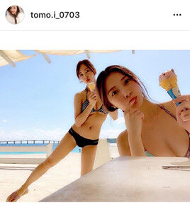 エロカワ 板野友美 フォロワー70万人記念 巨乳ビキニ披露にファン悶絶 芸能一本道
