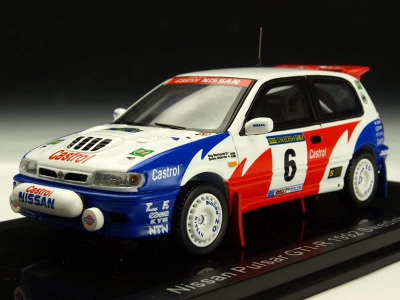日産 パルサー GTI-R 1992年スウェディッシュラリー3位 №6 1/43