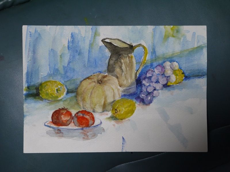 大人気新品をすべて 最新情報 静物画 女子高生が描いた鉛筆画 果物と植物 ばたつい 絵画
