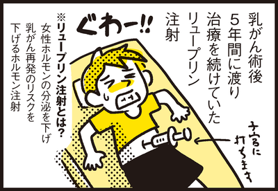 5年間打ち続けた注射もコレで終わり 最後のホルモン注射 漫画 新ちびといつまでも 育児と 暮らしと 乳がんと Powered By ライブドアブログ