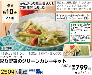 グリーンカレーキット (2)