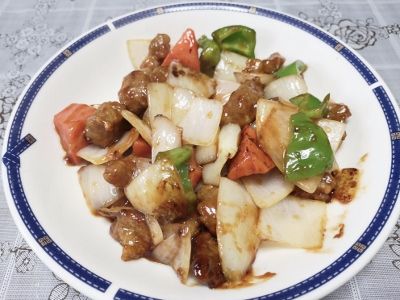 ごろっと野菜の酢豚出来上がり