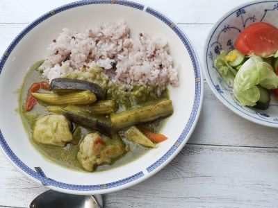 グリーンカレーキット 出来上がり