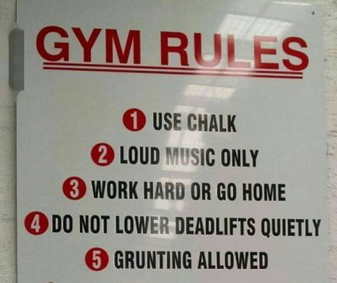 gym rules