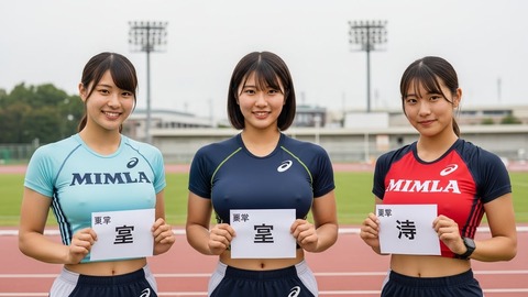 【画像】 陸上部女子のお乳比べｗｗｗｗｗｗｗｗｗ