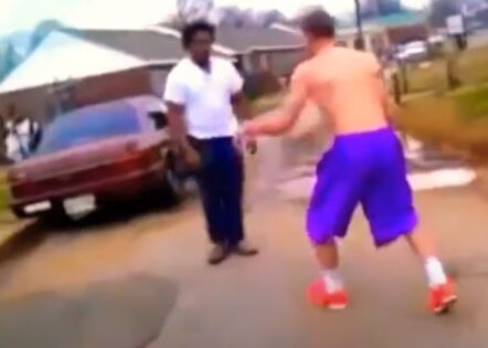 【衝撃】 ボクシングチャンピオンが格闘技素人の黒人デブと喧嘩した結果ｗｗｗｗ【画像あり】