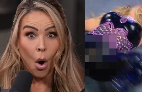 【悲報】 女子プロレスラー、ノーパンで試合中にコスチュームの股間の部分が破れアソコ丸見えに