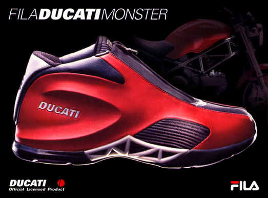 Sonic FieldsFerrari and Ducati Concept Fila shoes