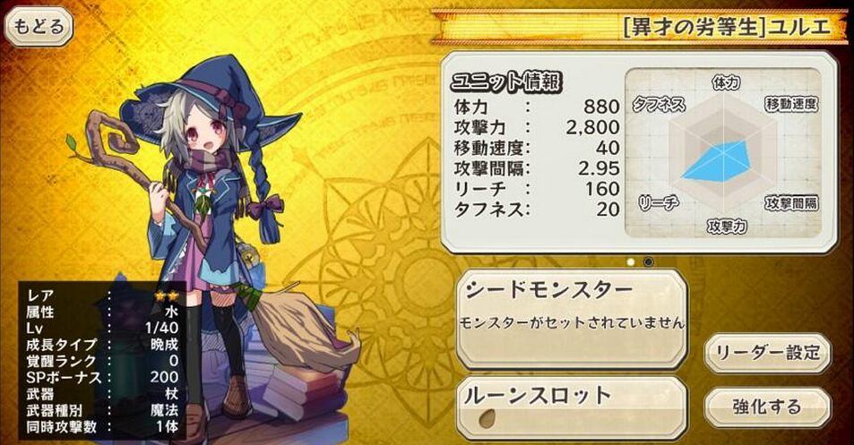 メルスト 速報 イベント新ユニット ２ユルエ獲得 気になるそのステータスは メルスト速報 メルクストーリア攻略ちゃんねる