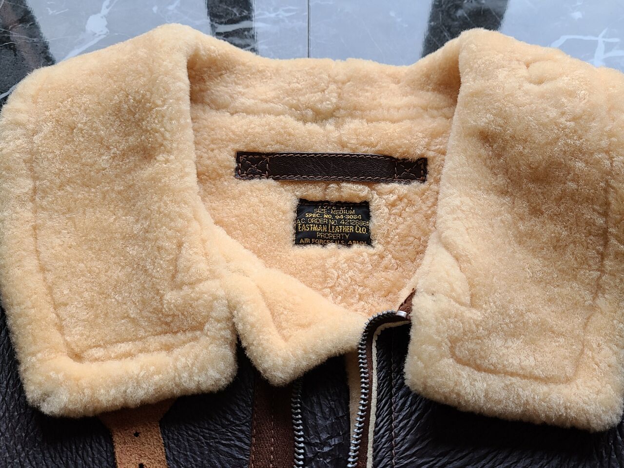 EASTMANのD-1は、けっこう実物に近いと思います。 : FLIGHT JACKET GO GO