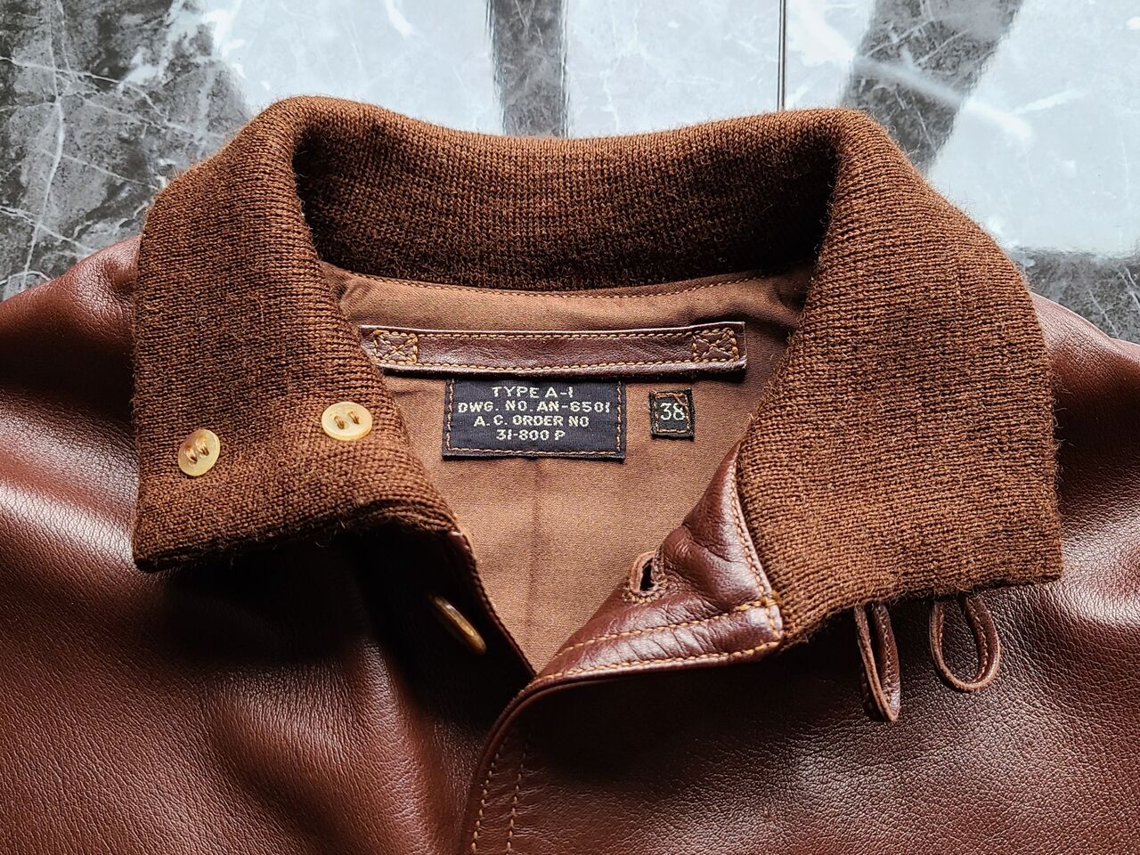 EASTMAN G-1 フライトジャケット 38 ブラウン