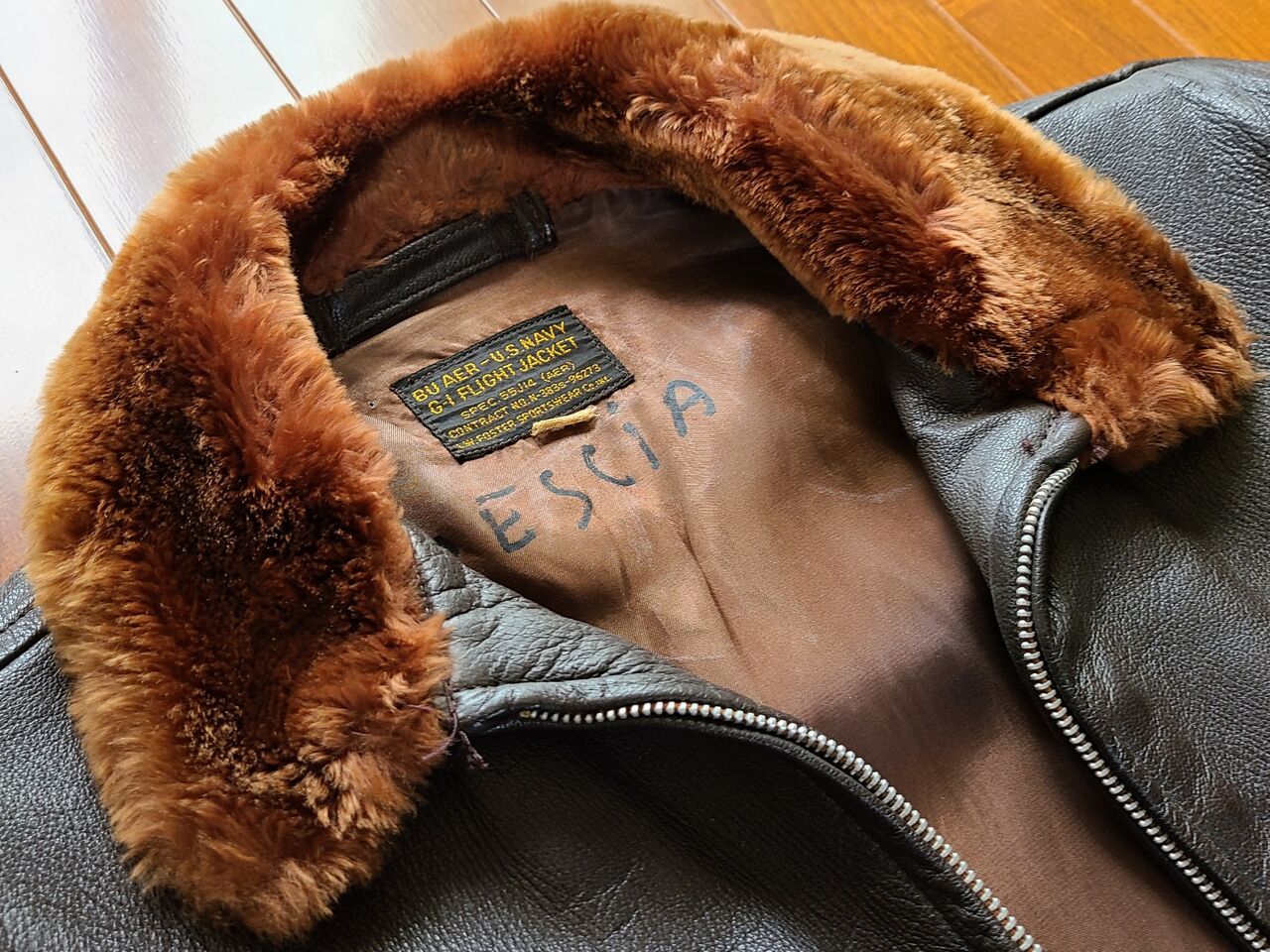 G-1誕生。SPEC.55J14（AER）とはどんなジャケット？ : FLIGHT JACKET GO GO