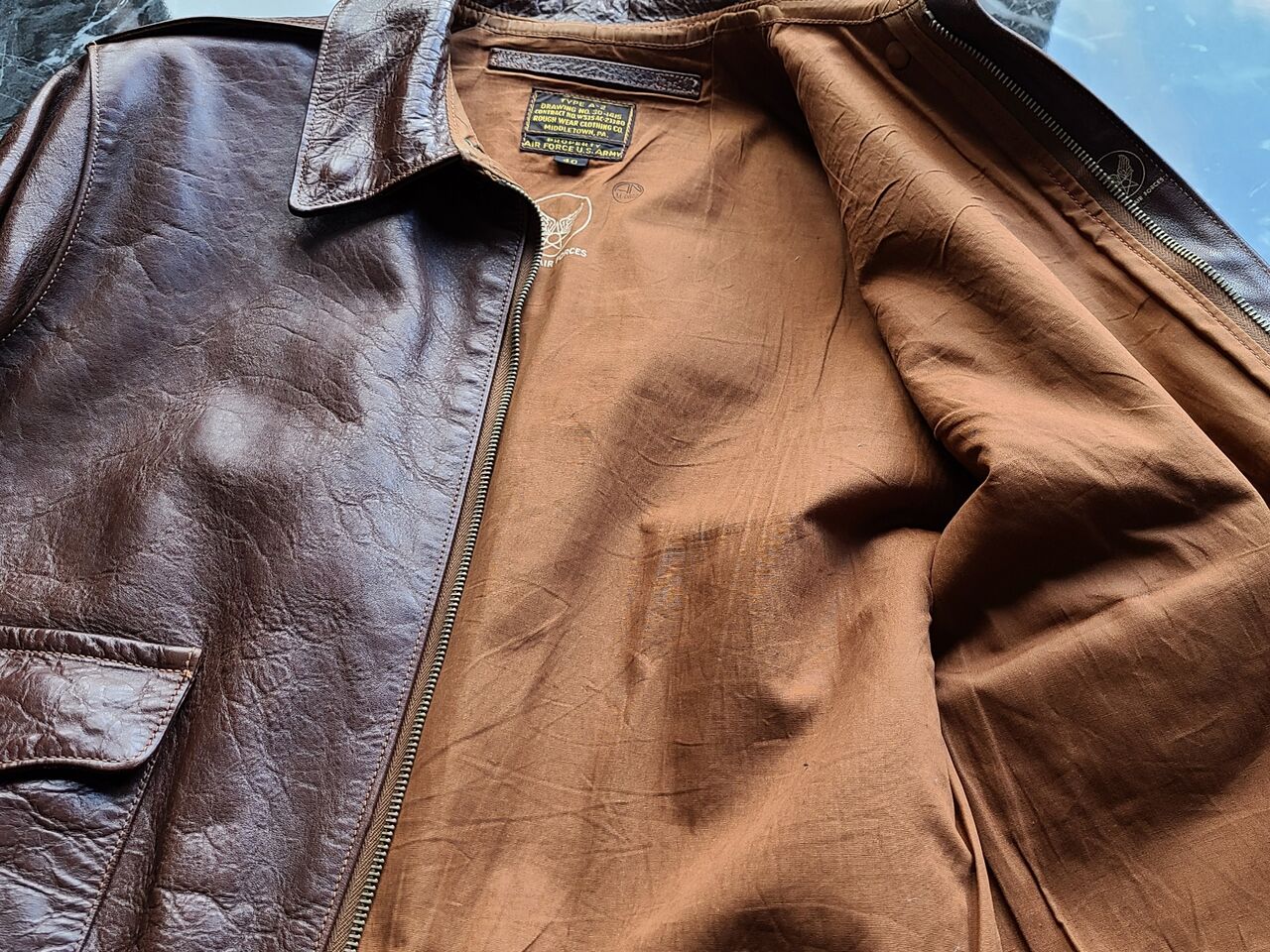 ParadiseMensWear(USA)ビンテージモーターサイクルレザーJKT ネットお