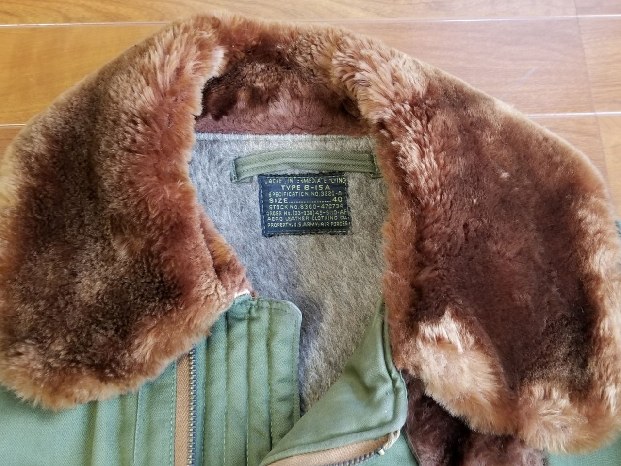 Ma 1の先祖 B 15aを大解剖 カッコ良いと思います Flight Jacket Go Go