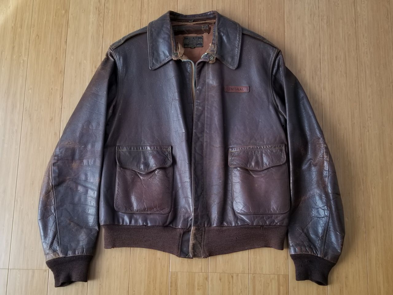 ザ・リアルマッコイズ A-2 ラフウェア1998年モデル　27752 リアルマッコイズ A-2 ラフウェア 27752 REALMcCOY'S赤富士屋洋服店
