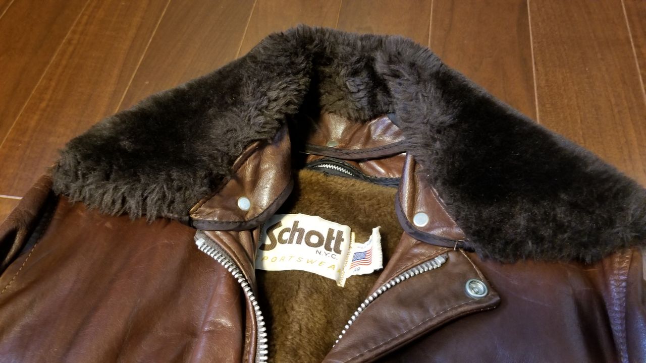 米国製】schott フライトジャケット G-1 674MS ボア 44 フライト