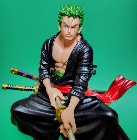 ☆　未開封　king of artist　ワンピースフィギュア　ゾロ　緑　☆ Amazon.co.jp: バンプレスト ワンピース KING OF ARTIST THE RORONOA
