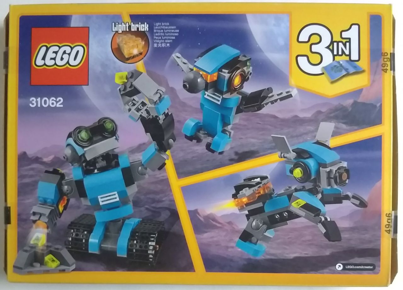 光るライトブロック付属！】LEGO 31062 探査ロボット : Chaos☆Hobby☆Blog