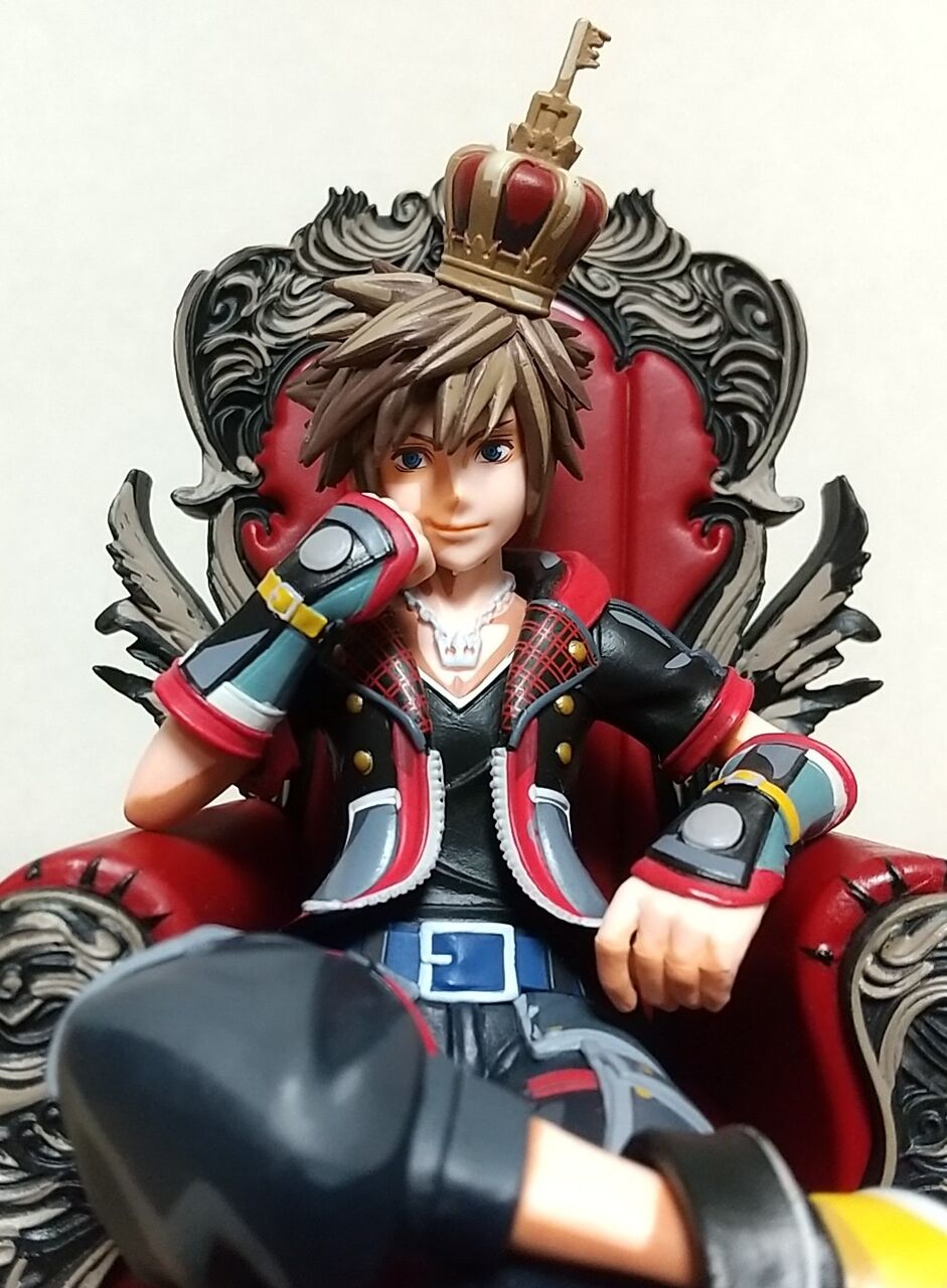 【一番くじ KINGDOM HEARTS 】A賞　ソラ スタチュー　フィギュア 2次元彩色風♪】一番くじ KINGDOM HEARTS ～20th Anniversary
