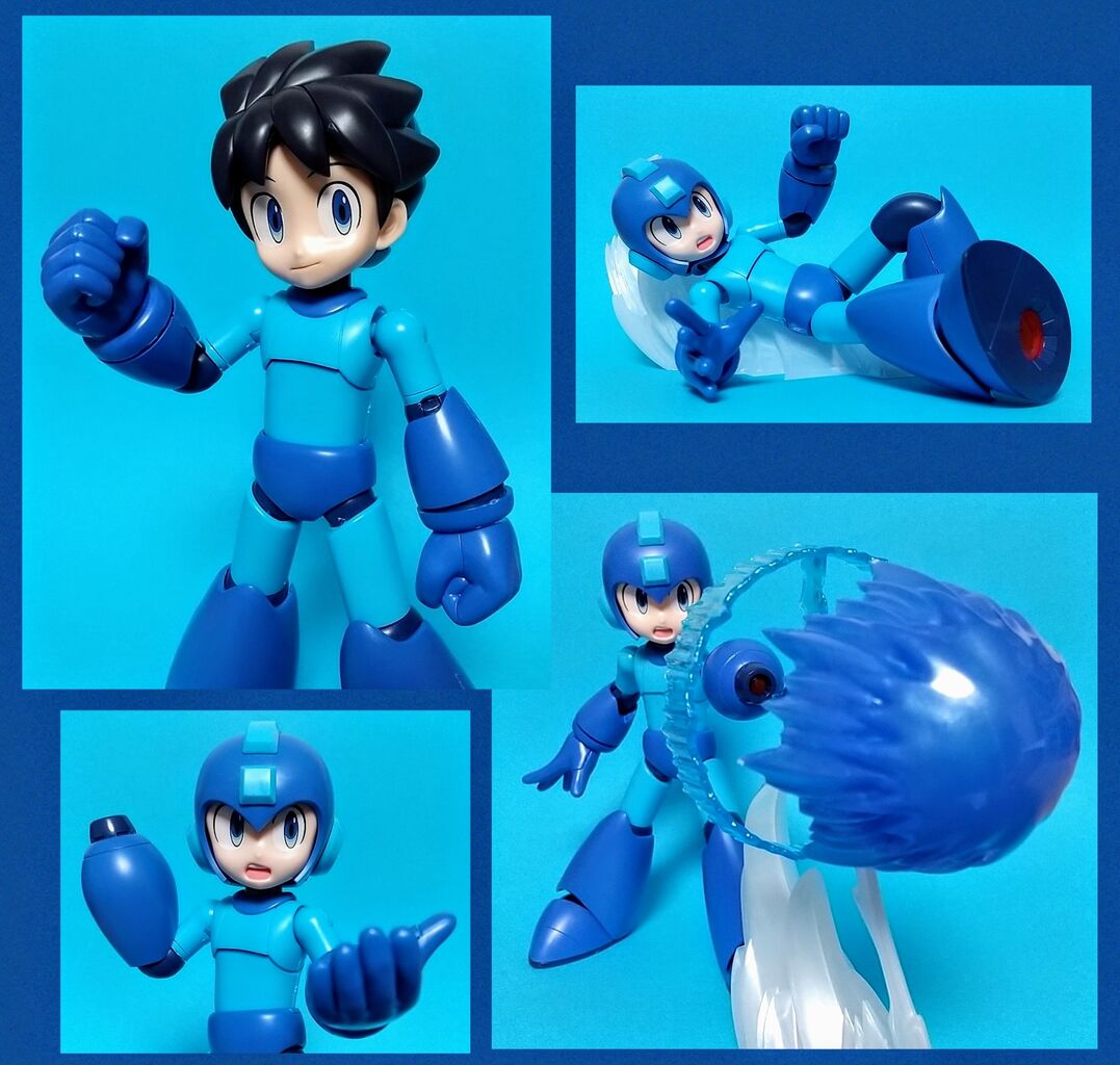 ヘルメットオフのヘッドやエフェクト付きのプラモデル