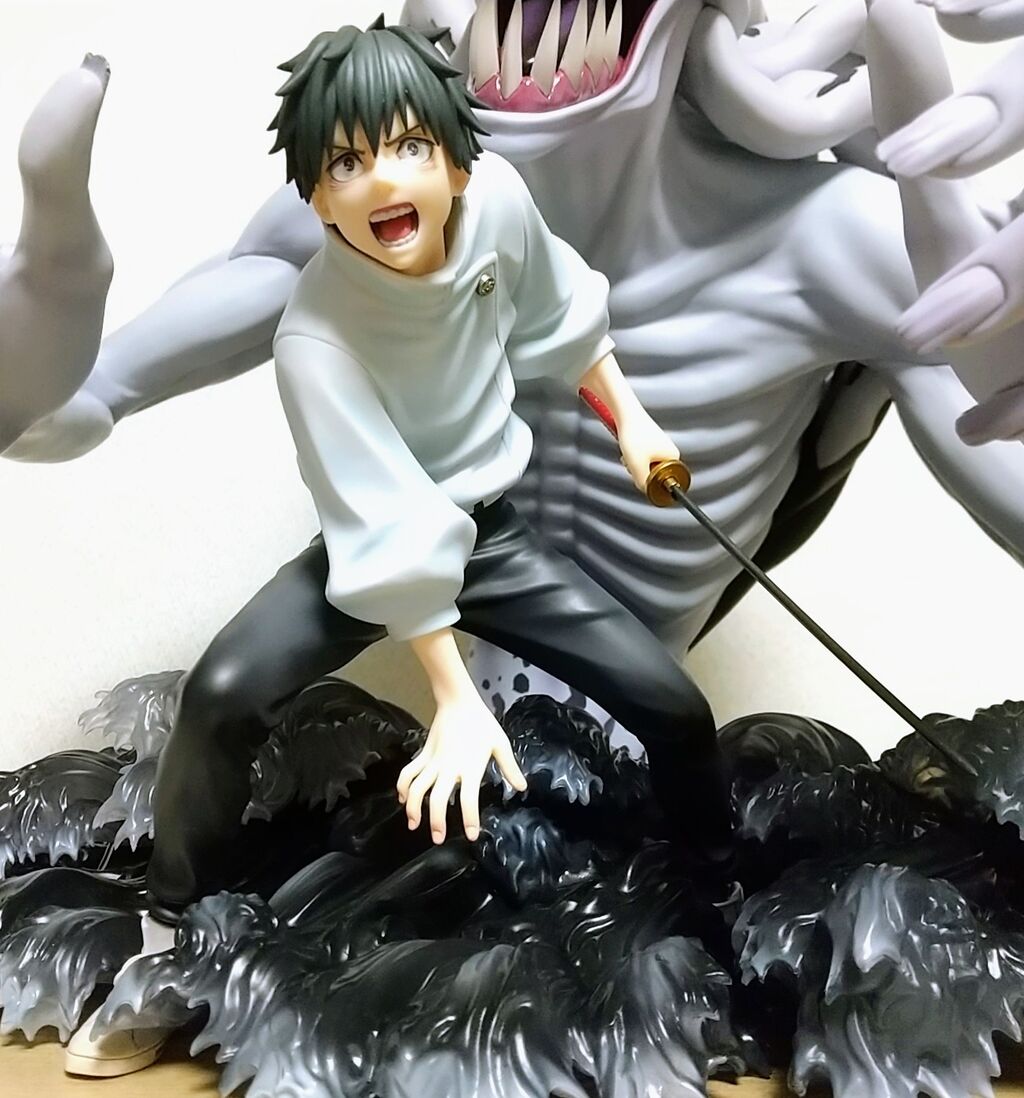 呪術廻戦 0 乙骨憂太＆特級過呪怨霊祈本里香  F:NEX フィギュア 劇場版 呪術廻戦 0』怒りに震える乙骨憂太が里香とともにフィギュア化