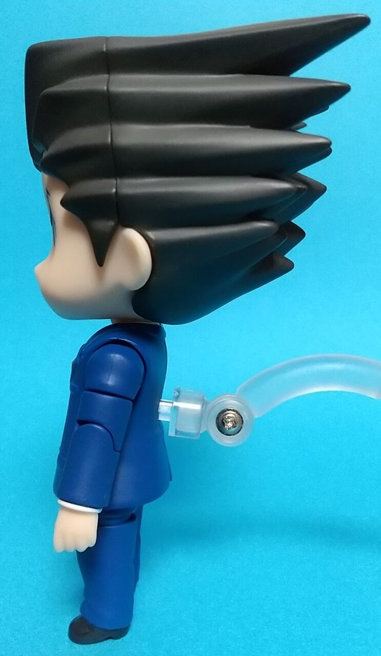 ねんどろいど 1761　逆転裁判 成歩堂龍一(カバー欠品) 法廷の机や台詞ボードも付属】逆転裁判 ねんどろいど 成歩堂龍一
