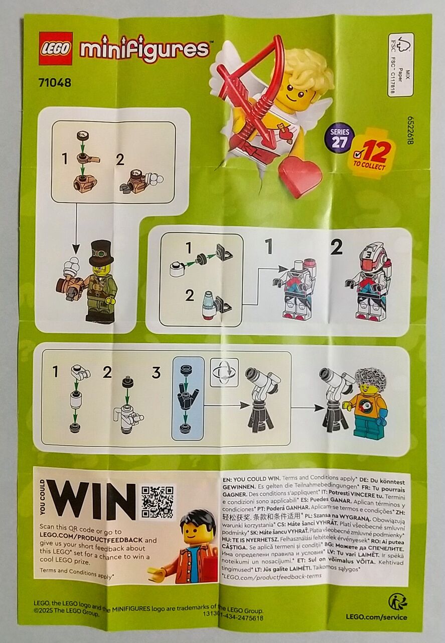 27弾のラインナップは12種類】LEGO 71048 レゴ ミニフィギュア