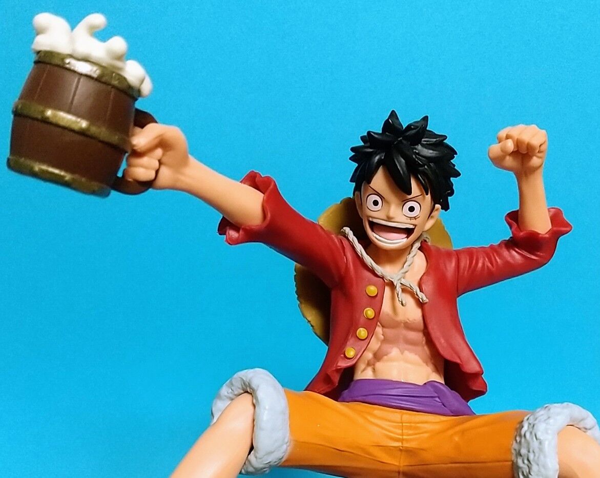 タルジョッキを手にしたルフィのプライズフィギュア】ワンピース 野郎