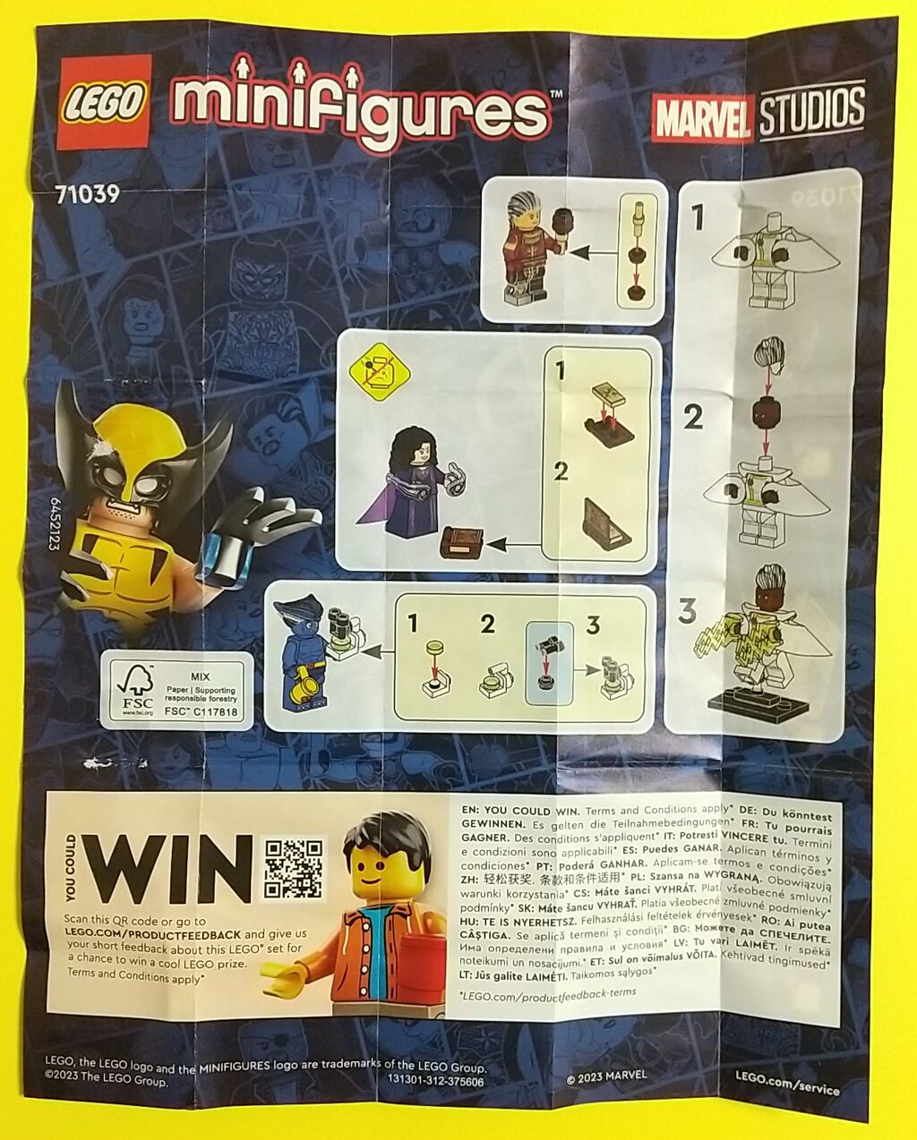 フォトブース用アイテムまとめ Disney+で配信予定の｢X-MEN'97｣なども先行収録】LEGO 71039 ミニ