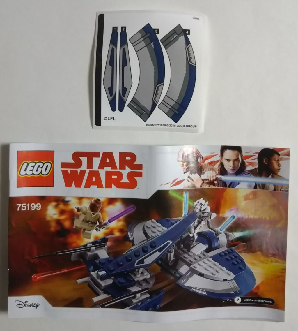 メイス・ウィンドゥとグリーヴァス将軍のミニフィグ入り！】LEGO 75199