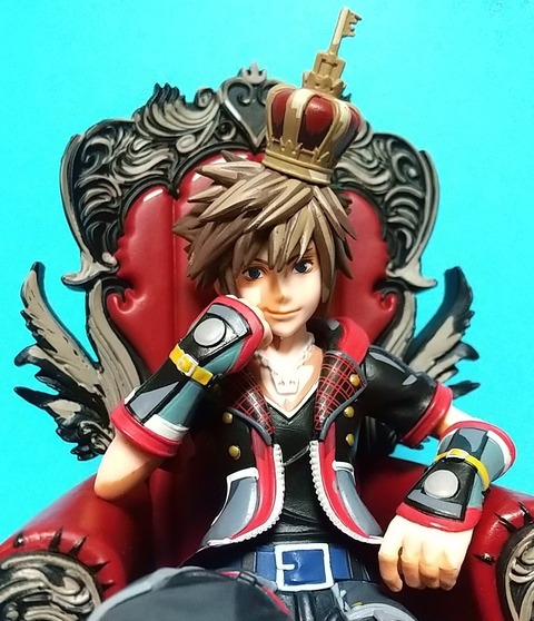 KINGDOM HEARTS ソラ スタチュー 2次元彩色風♪】一番くじ KINGDOM HEARTS ~20th Anniversary