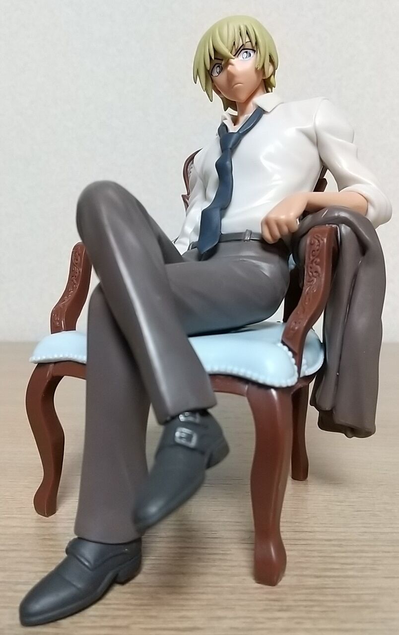 椅子座りのオシャレフィギュア 名探偵コナン プレミアムグレイスシチュエーションフィギュア 安室透 Chaos Hobby Blog