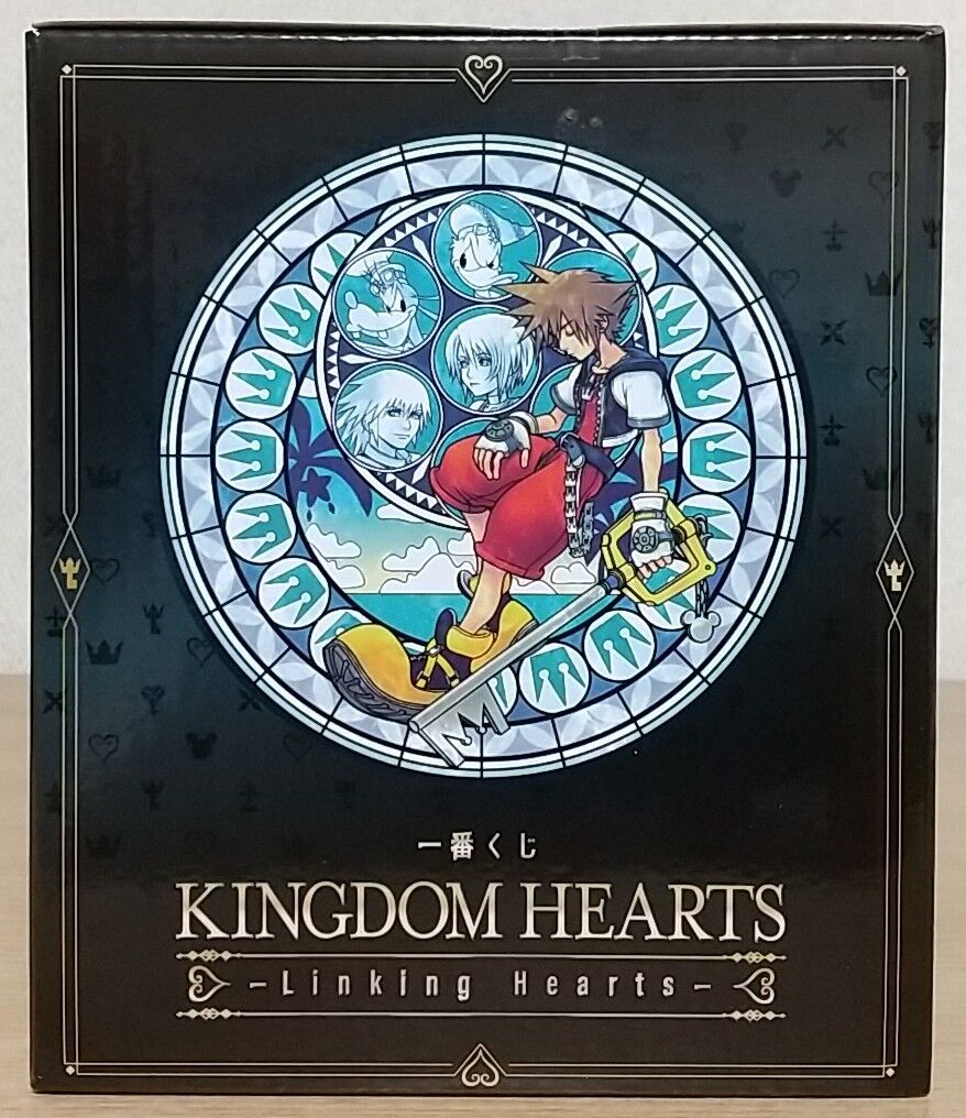 ステンドグラス風の背景パーツ付き】一番くじ KINGDOM HEARTS