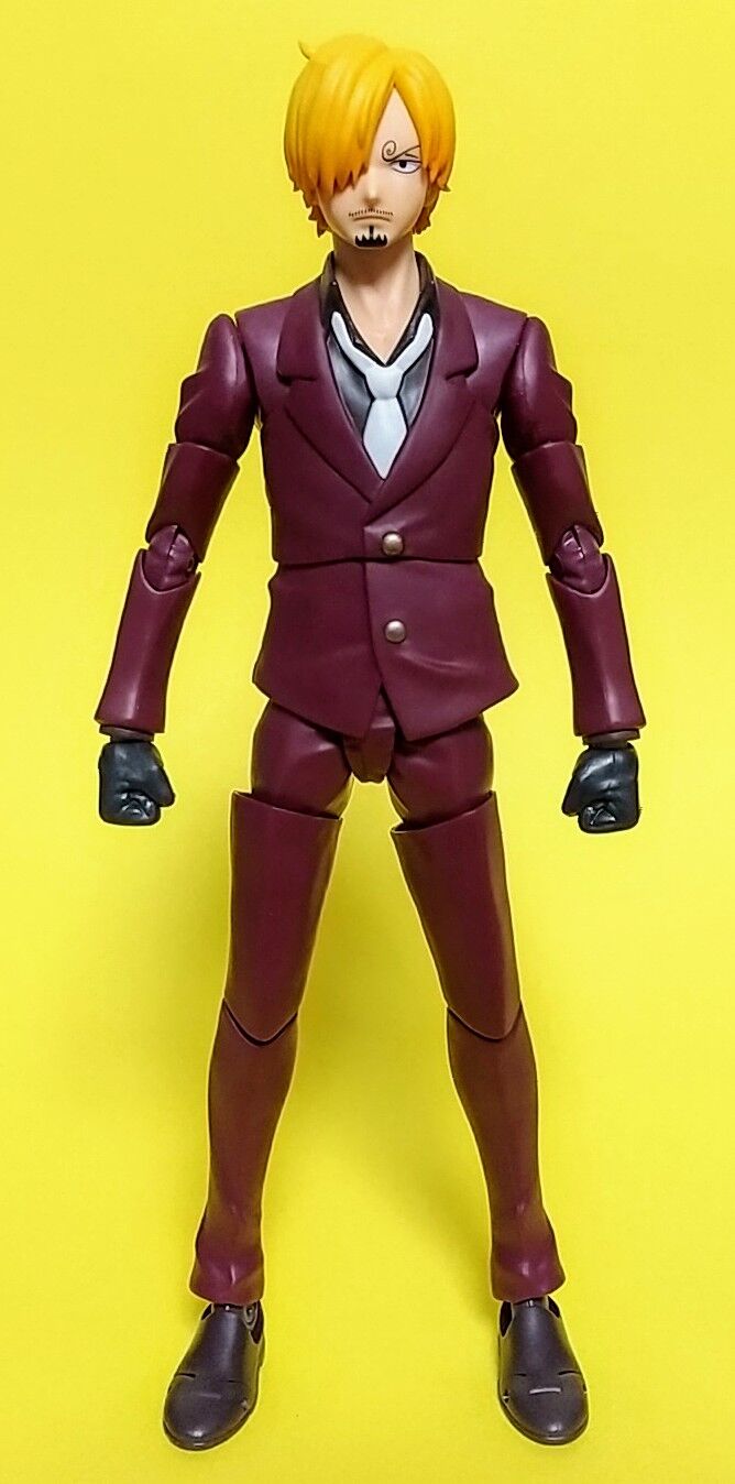 バンダイ S.H.Figuarts ワンピース サンジ 追加パーツ（ニヤリ顔)付き 