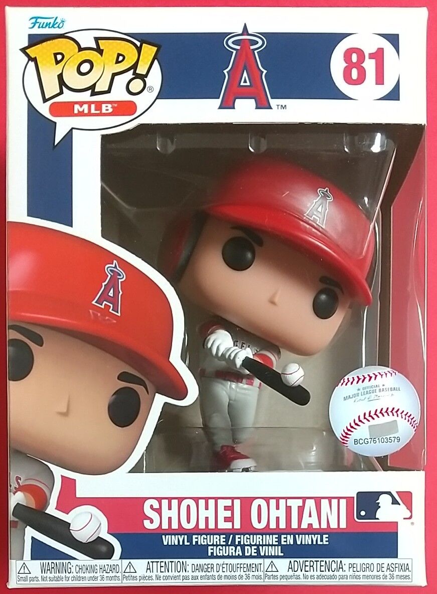 大谷翔平選手のバッターver.のPOP!フィギュア】POP! MLB 81 SHOHEI