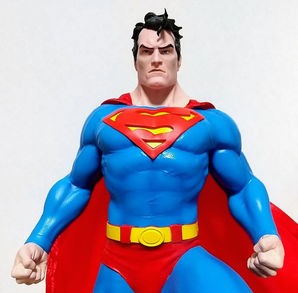 スーパーマンのスタチュー】McFARLANE TOYS DIGITAL DC DIRECT