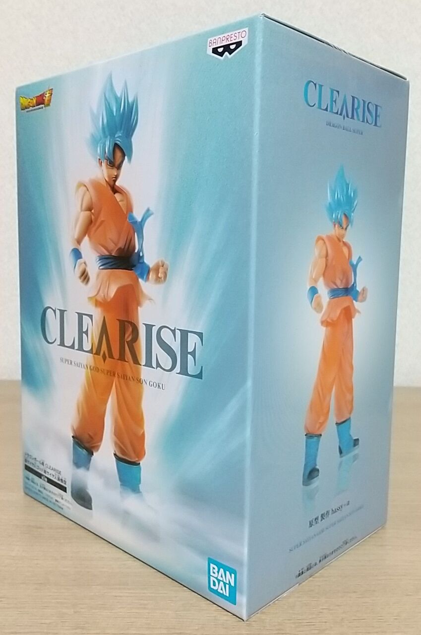 胴着やブーツもクリア仕様の新シリーズ ドラゴンボール超 Clearise 超サイヤ人ゴッド超サイヤ人孫悟空 Chaos Hobby Blog