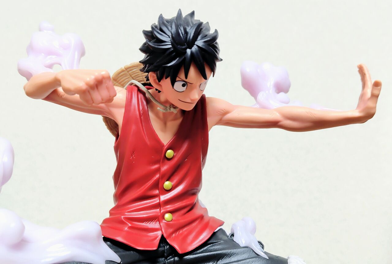 煙エフェクト付きのギア2ルフィ】ワンピース MAXIMATICPLUS MONKEY.D